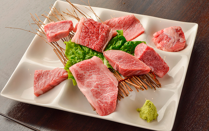 仙台牛焼き肉　と文字